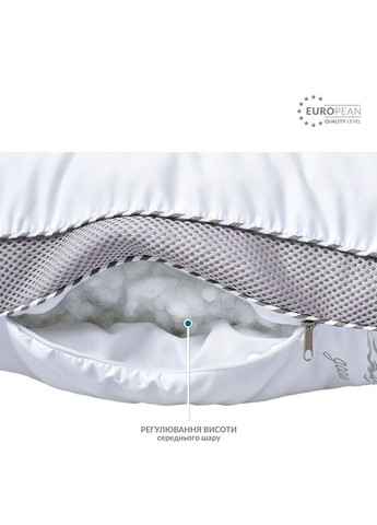 Подушка Classica Soft 3D 50х70 см трехкамерная искусственный пух антиаллергенная белая мягкая IDEIA (334727028)