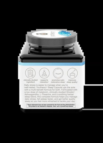 Витамины Sleep Capsule outheory Мелатонин+Ашваганда+L-теанин 60 капсул Youtheory (316322884)