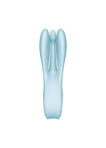 Кліторальний вібратор Threesome 1 Light Blue з трьома гнучкими пальчиками Satisfyer (360966614)