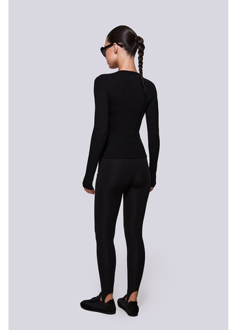 Черные демисезонные легинсы со штрипками xs черный 611 Papaya