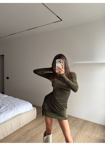 Золотистий вечірня сукня жіноча KaraMix однотонна