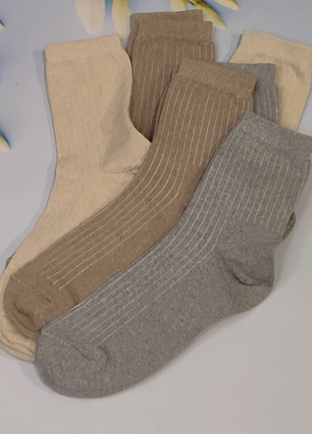 Комбіновані шкарпетки жіночі високі 6 пар ws 236/6 р.36-40 XTeam однотонні (352503909)