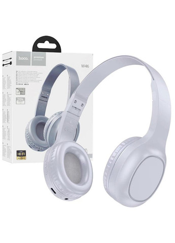 Навушники бездротові накладні Bluetooth W46 Light blue gray Hoco (280877806)
