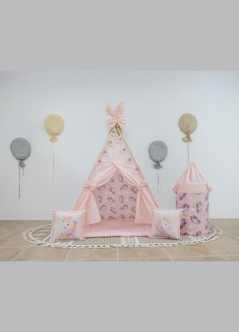 Вигвам Unicorn + корзина для игрушек No Brand (316257293)