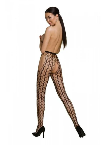 Эротические колготки-бодистокинг ECO S007 black Passion (402316273)