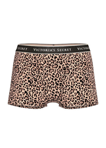 Жіночі трусики Logo Cotton High-Waist Boyshort Victoria's Secret (369365522)