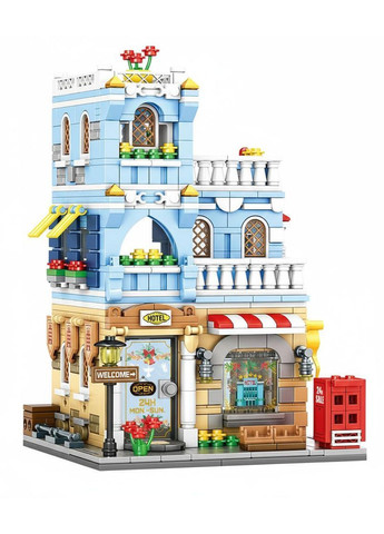 Дитячий конструктор Міський Готель Hotel 47119 713 деталі Різнобарвний No Brand (369569740)