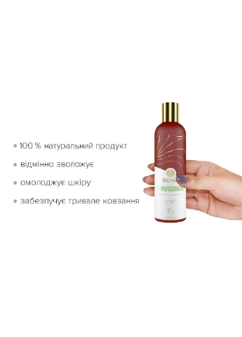 Масажна олія DONA Reinvigorate Coconut&Lime 120 мл Jo (348517440)