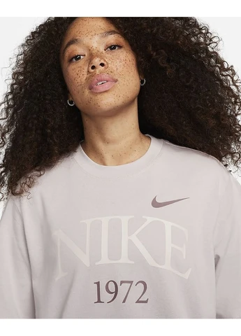 Футболка T-Shirt Sportswear Classic Grey FQ6600-019 Nike - (398014335)