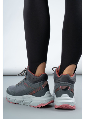 Кроссовки женские высокие WUW6034W-GREY/PINK серые 346679 Where Uwear серые зима (368147763)