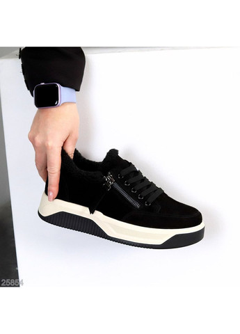 Утепленные кроссовки Helen чёрные зима (367164679)