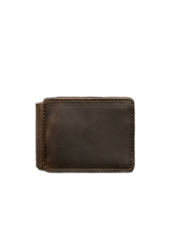 Шкіряне портмоне 13.0 затискач темно-коричневе Crazy Horse (A-028204) BlankNote (328444530)