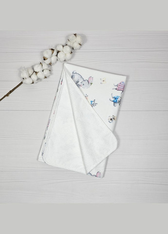 Детская многоразовая непромокаемая пеленка a.l.babybox Зайка с мамой белый No Brand (316318308)