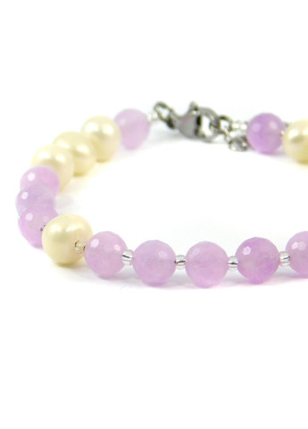 Браслет "Париж" Кунцит, Перли 15 Fursa fashion (322313842)