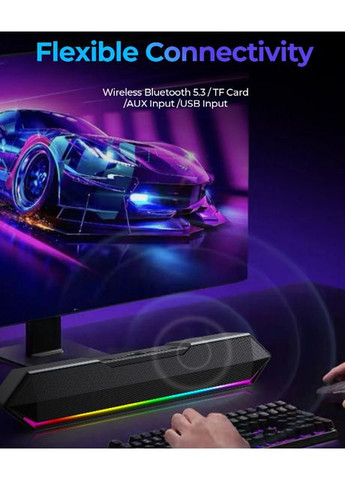 Портативна колонка SK772BT 10W RGB Black Havit (361440409)