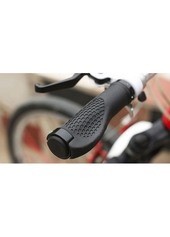 Грипси каучукові, ручки на кермо велосипеда рифлені із заглушками та замками ( ) China (366666336)