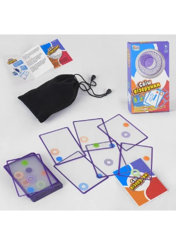 Настольная карточная игра-головоломка Свиш 2 вида узоры UKB-D 0037-2/ 0037-1 Fun Game (297003143)