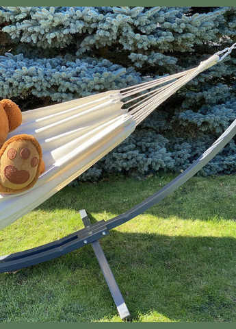 Монотонный гамак WISH белый одноместный XL 200х100 WCG (342121154)