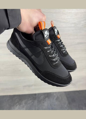 Черные демисезонные мужские кроссовки No Brand