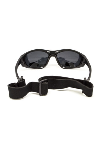 Очки поляризационные Hydro Polarized (dark gray) Anti-Fog, черные линзы в черной оправе BluWater (319704515)