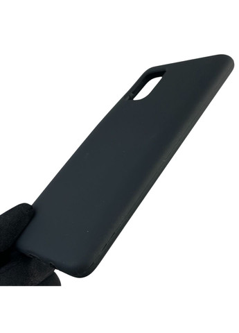 Чохол для Galaxy A71 (SM-A715F) силіконовий з мікрофіброю нековзний на самсунг а71 чорний Samsung (366388283)