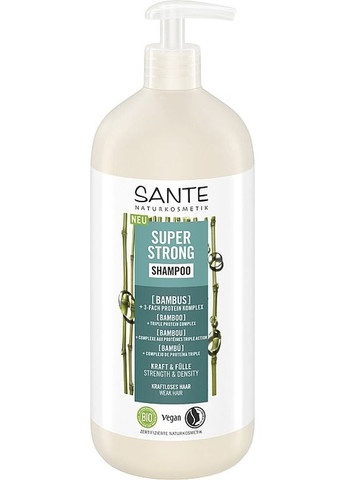 БИО-Шампунь для укрепления волос с Бамбуком Super Strong Shampoo 950ml (1340222-7692925) Sante (368635760)