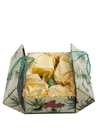 Статуетка порцелянова Жаба 12,5 см 110588 Pavone (369155283)