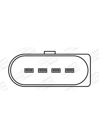 Катушка зажигания AUDI Q7 (4MB, 4MG) 3.0 2015.01- (CH BAEA032E) Champion (354336354)