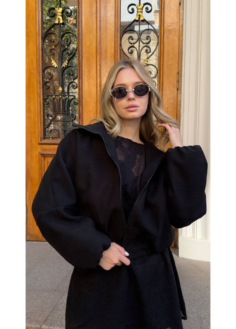 Женский бомбер из кашемира на подкладке. Vione на молнии (367077994)