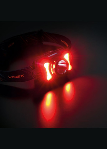 Налобный фонарь 700Lm 5000K до 185 м дальность света с красным светом (VLF-H147) Videx (334304881)