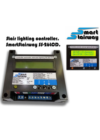 Контролер інтерактивного світлодіодного підсвічування сходів Smart Stairway SS-26 LCD ХОРС (371786419)