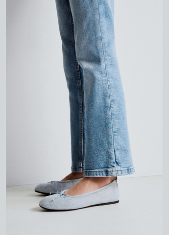 Голубые подростковые джинсы для девочки flare fit 5252/600 голубой Zara