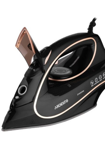 Гладильный паровой утюг IR-B2235 с керамическим покрытием подошвы 450мл 2400Вт Черный/ Ardesto (339604823)