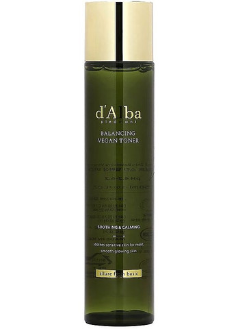Балансувальний веганський тонер Balancing Vegan Toner 150ml (2-969823) D'ALBA (369793763)