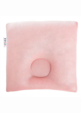 Подушка дитяча з наволочкою ортопедична для немовлят PAPAELLA 25х26х2/8 см Пудровий штучний пух IDEIA (334727030)