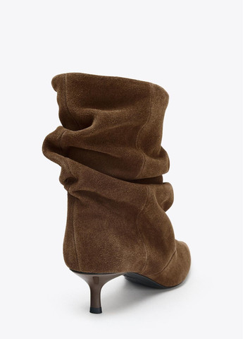 Темно-коричневі демісезонна ботильйони Zara