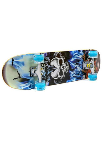Скейтборд у зборі (роликова дошка) (колесо-PU світящ., р-р деки 78х20х1, 2см, АВЕС-7, синій) (SK-0314) SP-Sport (361434838)