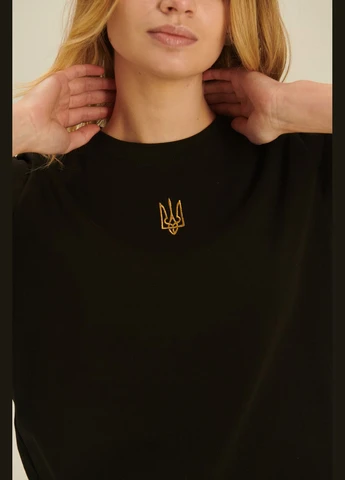 Жіноча вишита футболка з гербом України 3 UKR-6228 UkrGlamour УкрГламур - (388115570)