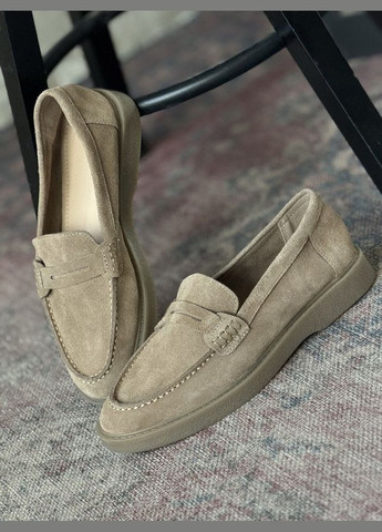 Женские лоферы cream No Brand кремовые лето (346392793)