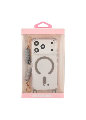 Чехол TPU+PC LanyardCase with MagSafe для iPhone 17 Pro No Brand (395653636)