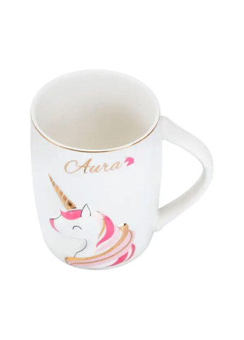 Чашка керамічна з малюнком єдинорога 400 мл Aura HP7187P TS Kitchen (351431897)