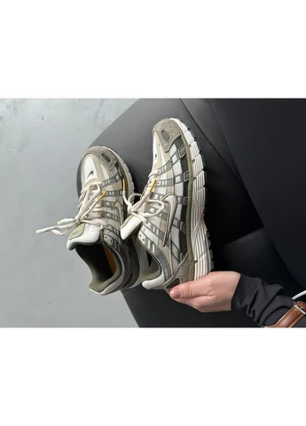 Зеленые летние кроссовки nike p-6000 light army/cargo khaki найк п-6000 No Brand