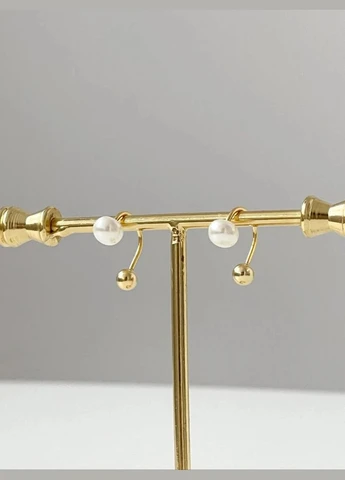 Серьги "Gold Balance" Le'Perle (329751646)