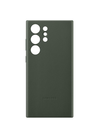 Чохол-накладка Leather Cover для Galaxy S23 Ultra SM-S918 Green (EF-VS918LGEGRU) Samsung (360393215)