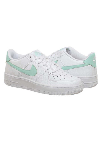 Білі Осінні дитячі кросівки air force 1 білий Nike
