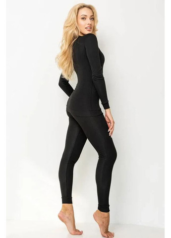 Комплект жіночої термобілизни з бавовни серії X-ICE внутрішнє начісування чорний 2XL TOTALFIT (363968361)