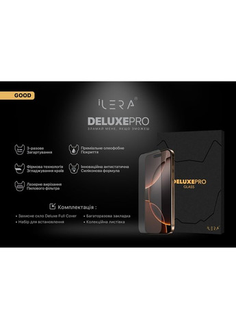 Захисне скло DeLuxe Original Glass для Apple iPhone 16 Pro Max (ILFCDL16PRMAX) iLera (325402431)