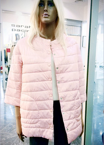 Розовая демисезонная куртка демисезонная женская. италия QUARTETTO