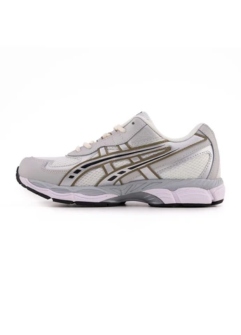 Серые демисезонные кроссовки мужские asics gel-nyc 2055 cream pure silver асикс гель нюк серые No Brand