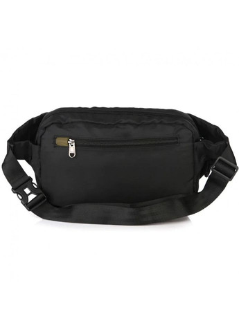 Чоловіча сумка на пояс (барсетка, бананка), розмір 28 х 21 х 5 см Т-S 8621 Black чорна с коричневим Tigernu (314874107)